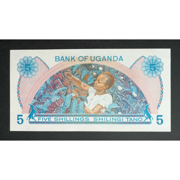 Uganda 5 Shillings 1979 UNC 