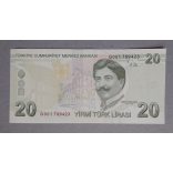 Turkey 20 Lira 2022 UNC
