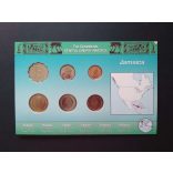 Jamaica traffic coin series 6 values ​​1996-2006 in blister