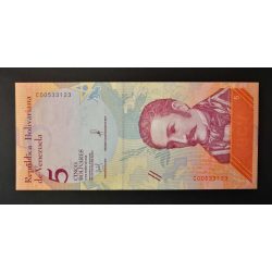 Venezuela 5 Bolivares 2018 Unc