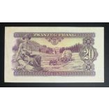 Luxembourg 20 Francs 1943 VF