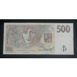 Czech Republic 500 Korun 1997 VF+