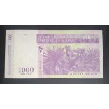 Madagaszkár 1000 Ariary/5000 Francs 2004 Unc 