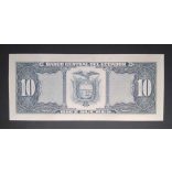 Ecuador 10 Sucres 1986 UNC