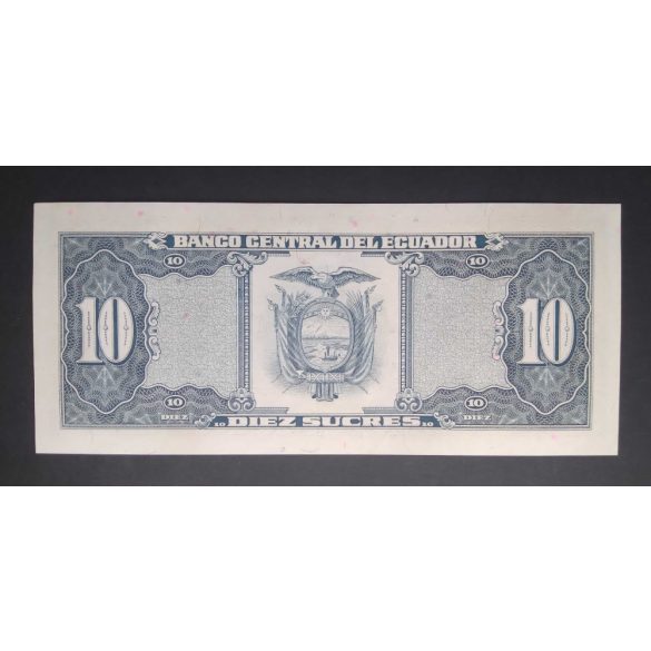Ecuador 10 Sucres 1986 UNC