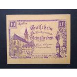 Austria 10 Heller 1922 Unc Steinakirchen