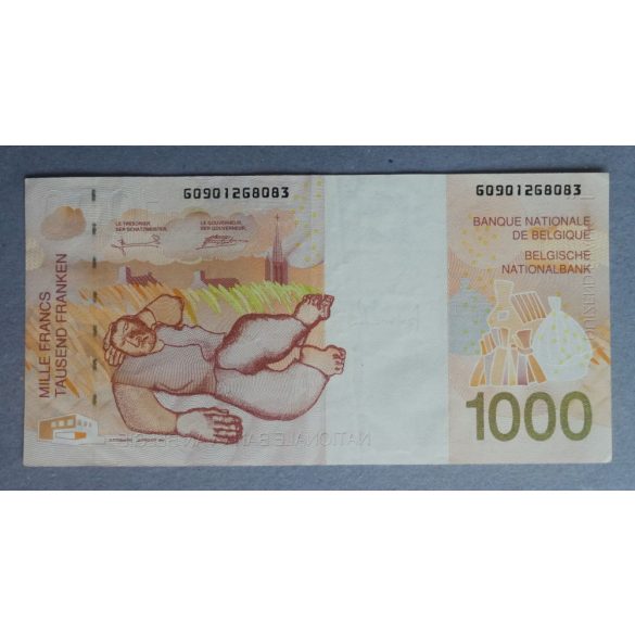 Belgium 1000 Francs 1997 VF
