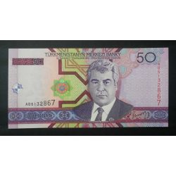 Türkmenisztán 50 Manat 2005 UNC 