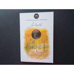   France 10 Euro 2014 Liberté commemorative coin in decorative packaging