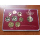 Németország 9 db-os forgalmi sor 2006 UNC díszcsomagolásban