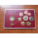 Németország 9 db-os forgalmi sor 2006 UNC díszcsomagolásban