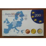 Németország 9 db-os forgalmi sor 2006 UNC díszcsomagolásban