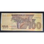 Zimbabwe 100 Dollars 2020 UNC