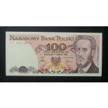 Poland 100 Zlotych 1986 UNC