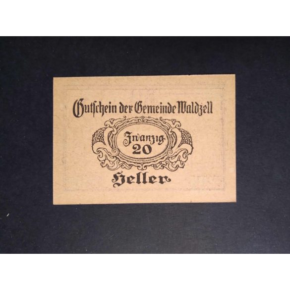 Austria 20 Heller 1920 Unc Waldzell 