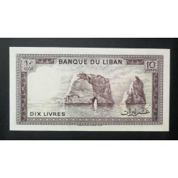 Libanon 10 Livres 1986 Unc 