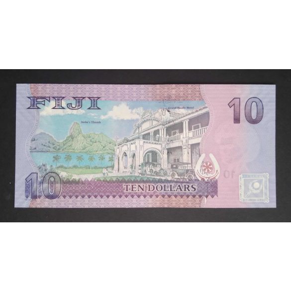 Fiji 10 Dollars 2012 UNC