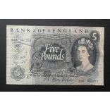 Anglia 5 Pounds 1966 F