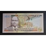 Kelet-karibi Államok 100 Dollars 2015 UNC