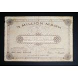 Germany 1/2 million Mark 1923 Hannover F