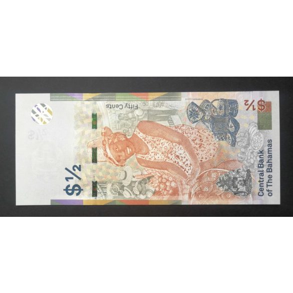 Bahamas 1/2 Dollar 2019 UNC