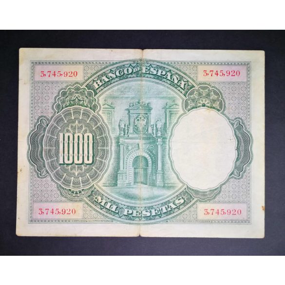 Spain 1000 Pesetas 1925 VF-