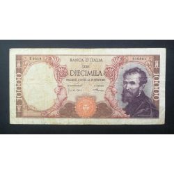 Italy 10000 Lire 1968 F