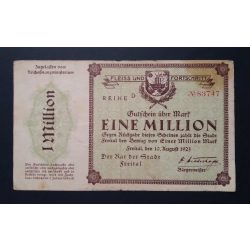 Germany 1 Million Mark Freital 1923 F- 