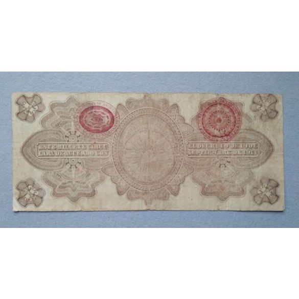 Mexikó 1 Peso 1914 F