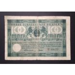 Németország 100 Mark Bremen 1922 VG+