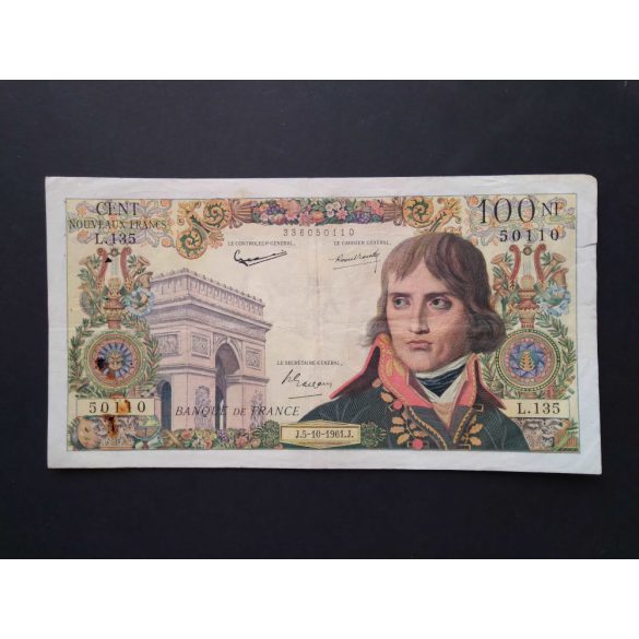 Franciaország 100 Francs 1961 F-