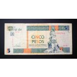 Cuba 5 Pesos 2012 F
