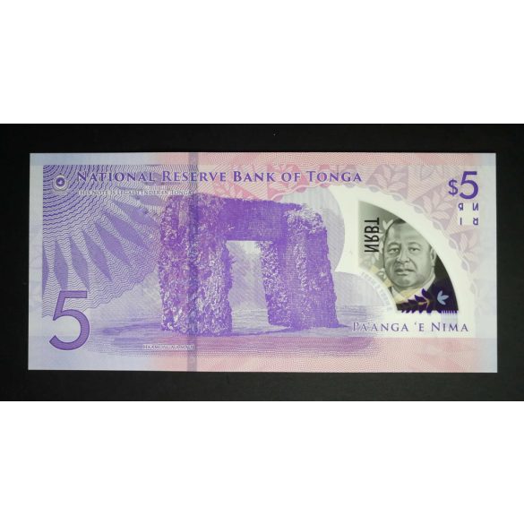 Tonga 5 Pa'anga 2023/24 UNC 