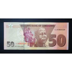 Zimbabwe 50 Dollars 2020/21 UNC 