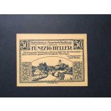 Austria 50 Heller 1920 Unc Wartberg
