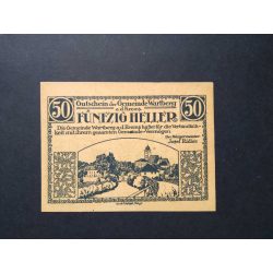 Ausztria 50 Heller 1920 Unc Wartberg