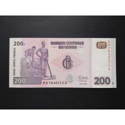 Congo 200 Francs 2022 Unc