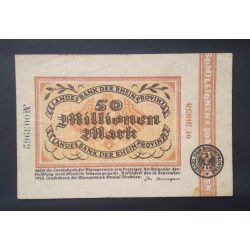 Germany 50 Million Mark Düsseldorf 1923 F+