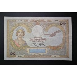 Jugoszlávia 1000 Dinara 1931 XF