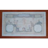 France 1000 Francs 1939 F