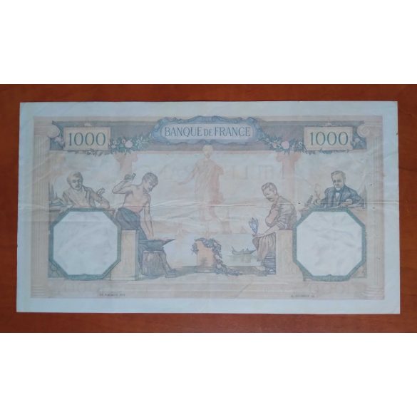 France 1000 Francs 1939 F