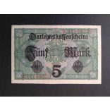 Germany 5 Mark 1917 UNC