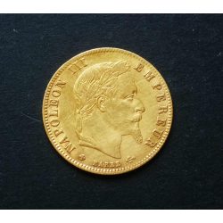 France III. Napoleon 5 Francs 1862 BB 1.61 g gold