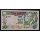 Kenya 10 Shillings 1986 VF+