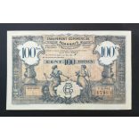 France 100 Francs Trade Association of Roanne 1914 XF