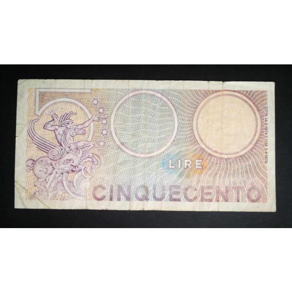 Italy 500 Lire 1974 F
