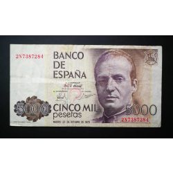 Spanyolország 5000 Pesetas 1979 F+