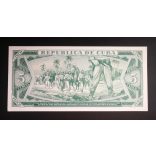 Cuba 5 Pesos 1987 Unc-