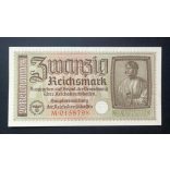 Germany 20 Reichsmark 1940-45 XF