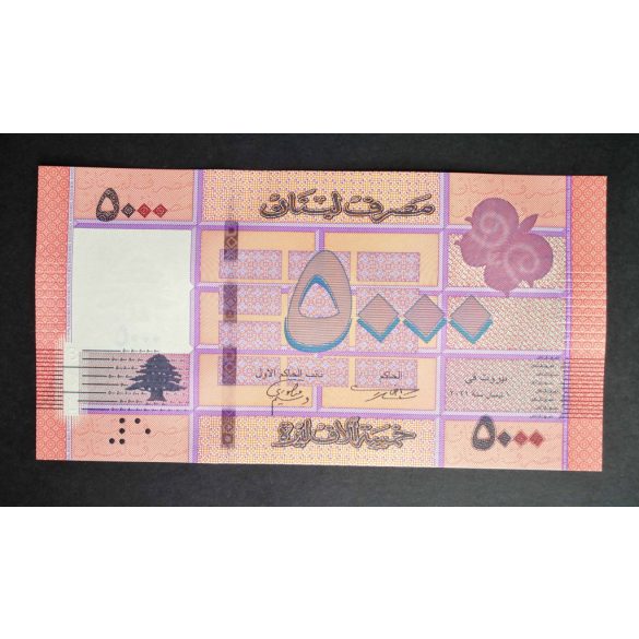 Lebanon 5000 Livres 2021 Unc